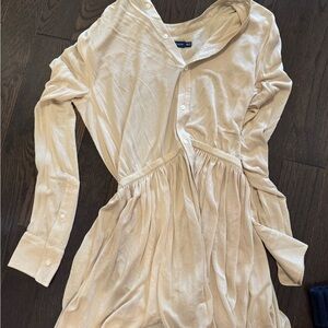 RARE Ralph Lauren Cream Button-Up Dress